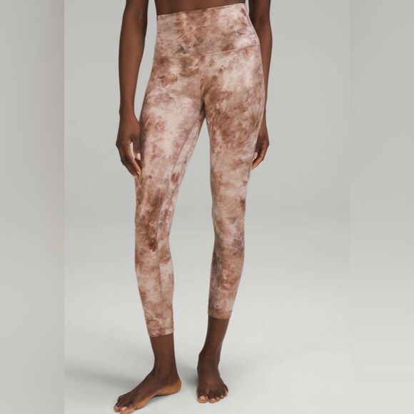 lululemon athletica Pants - NWT Lululemon Align High Rise Pant 25 in Diamond Dye Foil Dot Shine Size 6